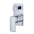 Elegant Wall Mixer With Diverter (Chrome)