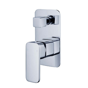 Elegant Wall Mixer With Diverter (Chrome)