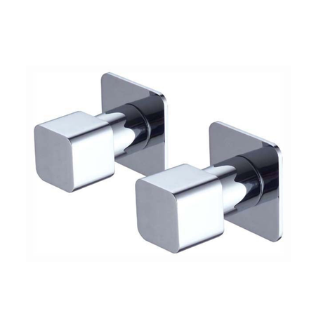 Elegant Wall Top Assemblies (Chrome)