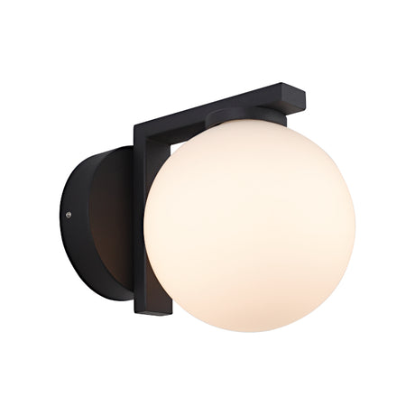 Elin Rated Wall Light Black IP44