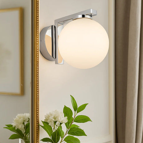 Elin Rated Wall Light Chrome IP44