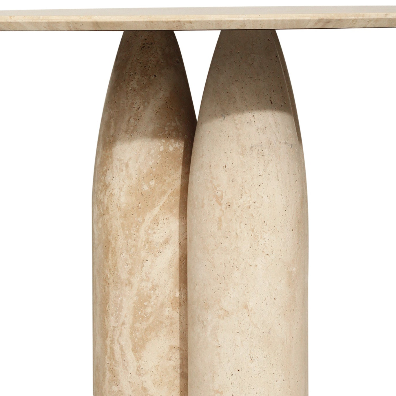 Elio Travertine Dining Table – 1.3m