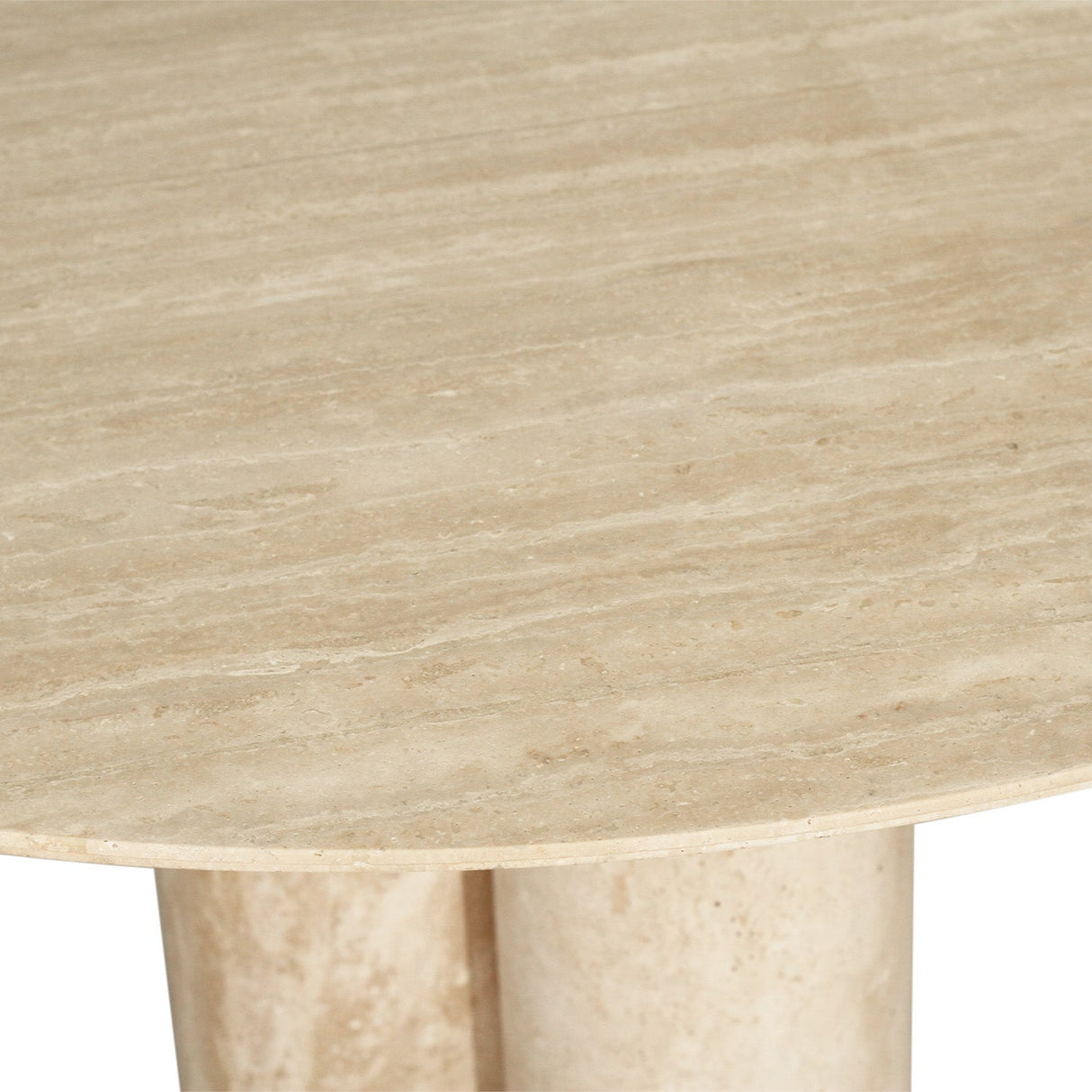 Elio Travertine Dining Table – 1.3m