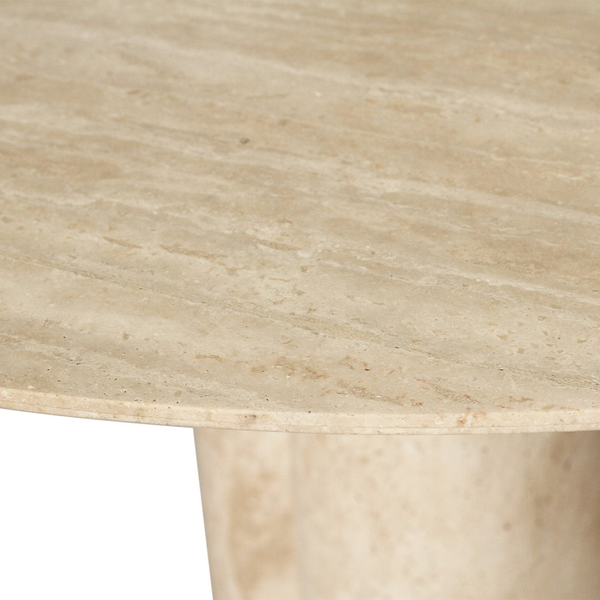 Elio Travertine Dining Table – 1.3m