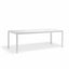 Ella Outdoor Aluminium Dining Table with Ceramic Glass Top 220 cm in Charcoal/Taupe/White