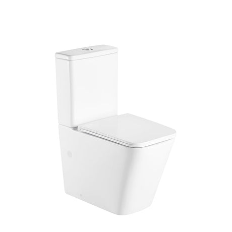 Enox Rimless Back To Wall Toilet Suite (Gloss White)
