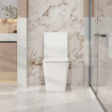 Enox Rimless Back To Wall Toilet Suite (Gloss White)