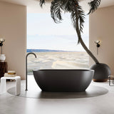 Ellips Slim Acrylic Free Standing None Overflow Bathtub LK-EL