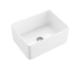 POS Chelsea Fireclay farmhouse single sink 600x451x253mm (Gloss White)