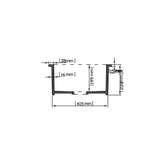 POS Camden Fireclay Undermount Kitchen Sink 470x228 (Matte Black)