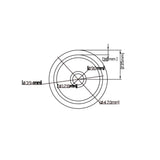 POS Camden Fireclay Undermount Kitchen Sink 470x228 (Matte Black)
