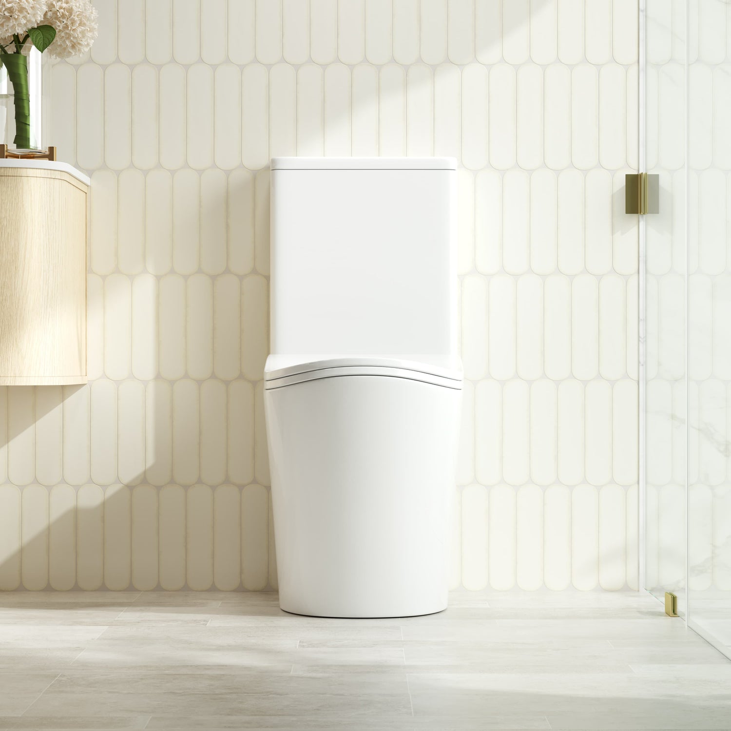 FIFA Back-to-Wall Toilet Suite (Gloss White)