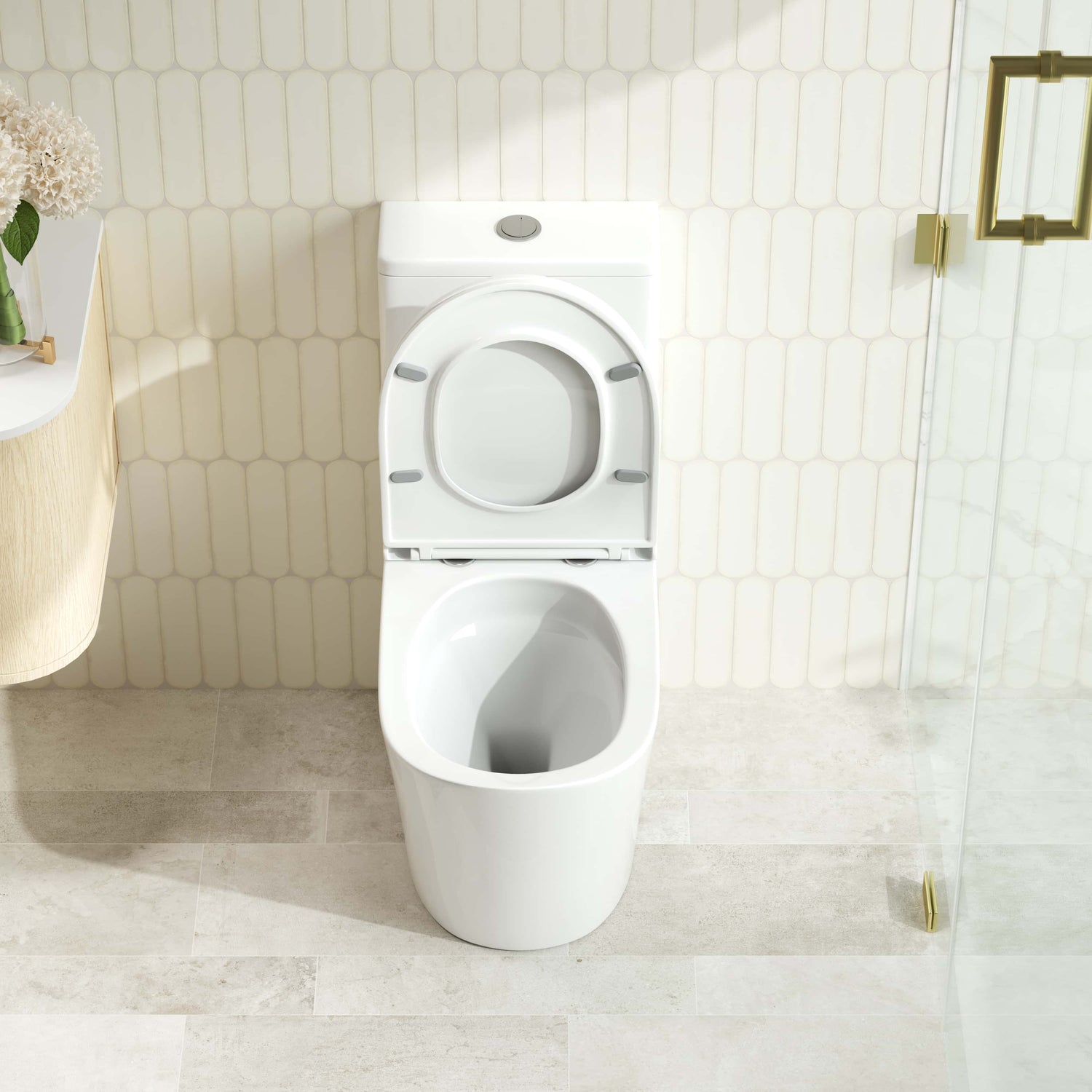 FIFA Back-to-Wall Toilet Suite (Gloss White)