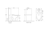 FIFA Back-to-Wall Toilet Suite (Gloss White)