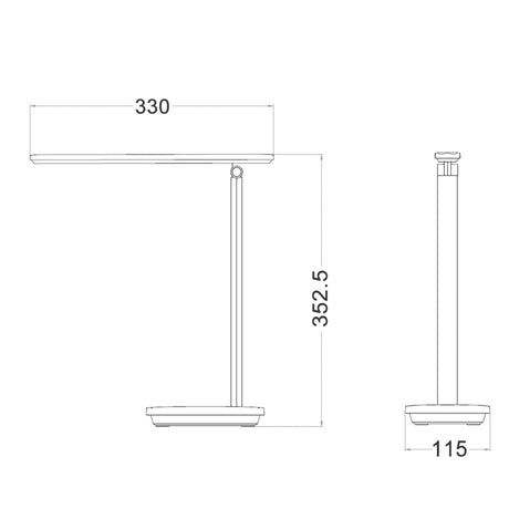 FLATMATE: D.I.Y. LED Tri-CCT Portable & Rechargeable Touch Table Lamp