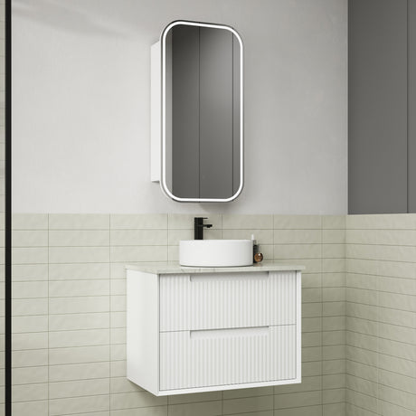 FLAUTO Wall Hung Vanity Matte White (All Sizes)