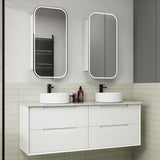 FLAUTO Wall Hung Vanity Matte White (All Sizes)