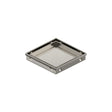 316 Stainless Steel Tile Insert Grate Square 100MM