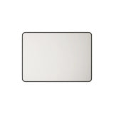 Aluminum Framed Rectangular Mirror 900x750mm - Matte Black