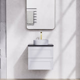 Fremantle PVC Wall Hung Cabinet Vanity 600mm (Matte White)
