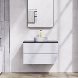 Fremantle PVC Wall Hung Cabinet Vanity 900mm (Matte White)