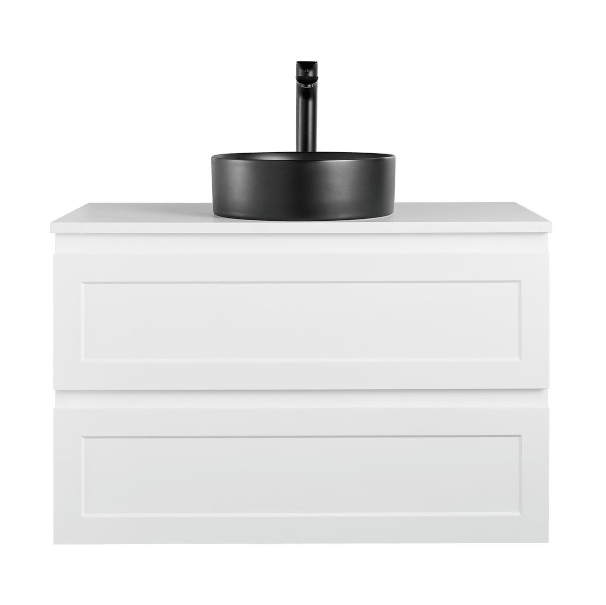 Fremantle PVC Wall Hung Cabinet Vanity 900mm (Matte White)