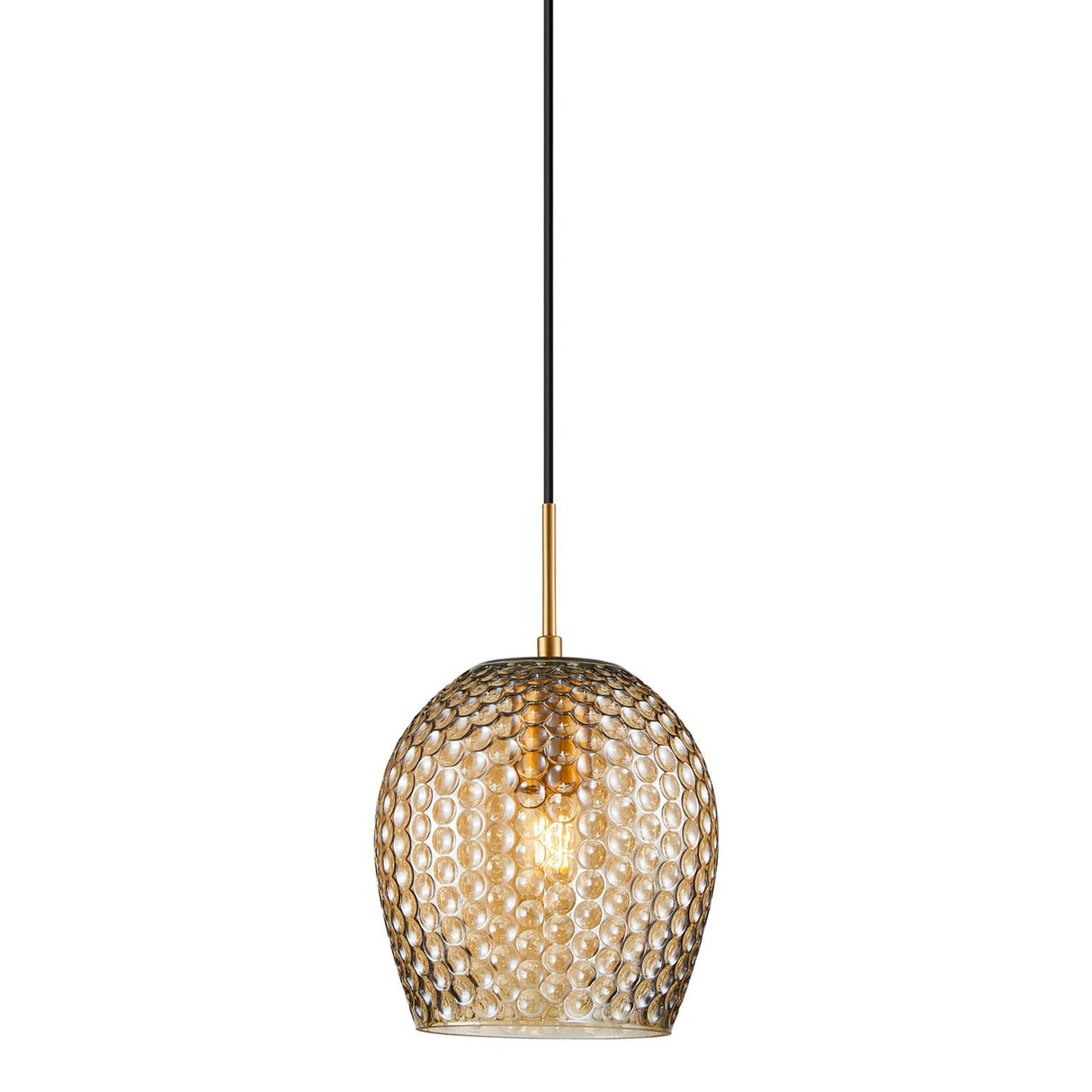 FOSSETTA: Interior Wine Glass Shape Dimpled Pendant Lights