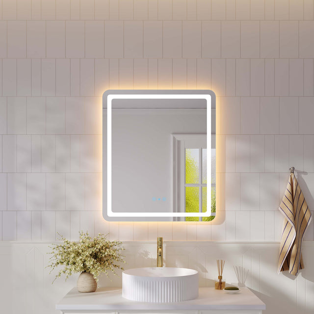 FREYA LED Rectangular Frameless Mirror (600×750mm)