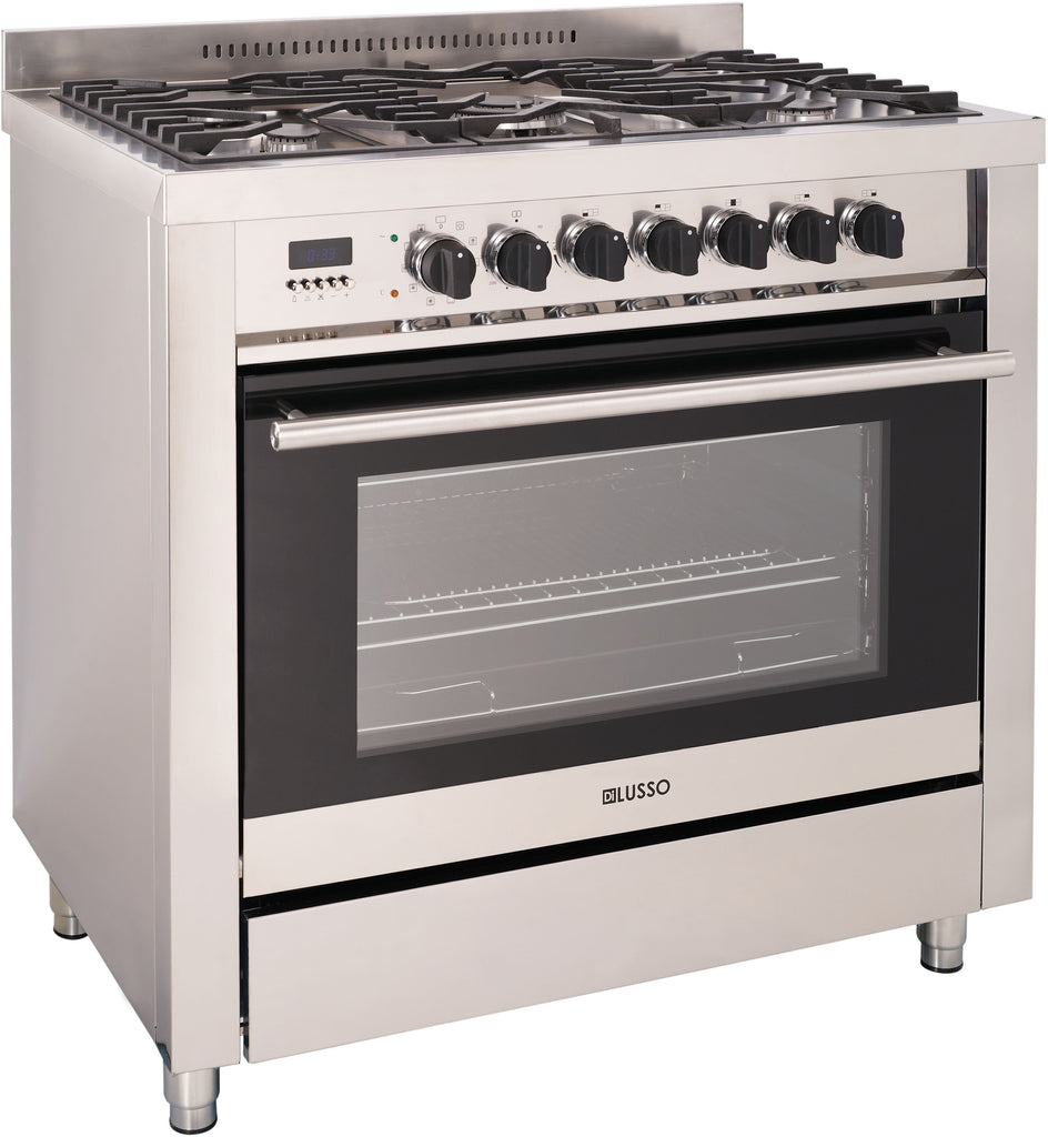 Freestanding Dual Fuel Cooker - 900mm Designer