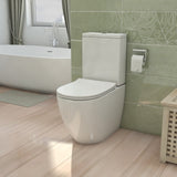 Alexander-R Rimless Nano-Glaze Toilet Suite (Gloss White)