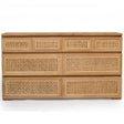 Fern Chest Of Teak Drawers - Eight Drawers - 1.5m