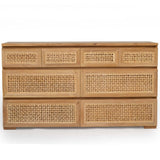 Fern Chest Of Teak Drawers - Eight Drawers - 1.5m