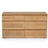 Fern Chest Of Teak Drawers - Eight Drawers - 1.5m