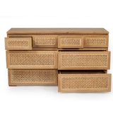 Fern Chest Of Teak Drawers - Eight Drawers - 1.5m