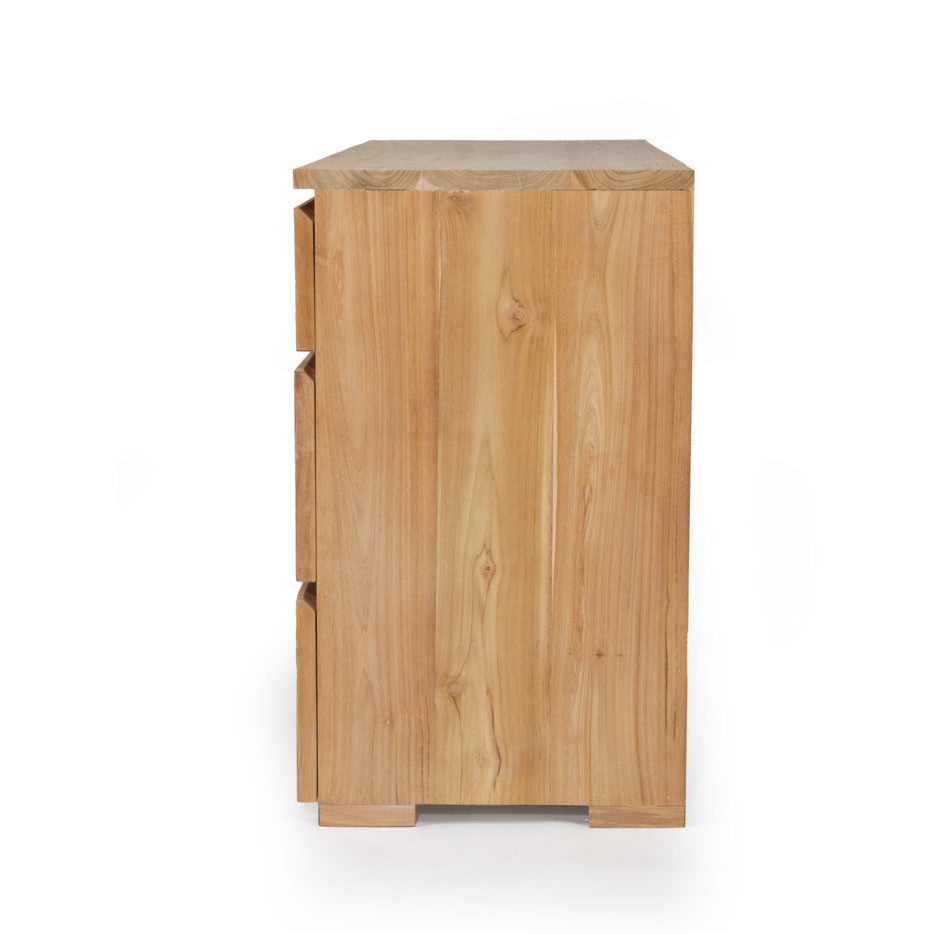Fern Chest Of Teak Drawers - Eight Drawers - 1.5m