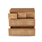 Fern Chest Of Teak Drawers – Five Drawer - 0.9m