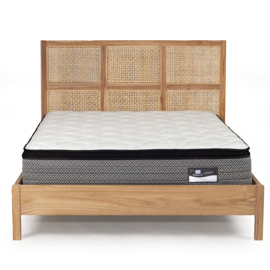 Fern Teak Bed - King Size - 1.95m