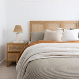 Fern Teak Bed - King Size - 1.95m