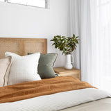 Fern Teak Bed - King Size - 1.95m
