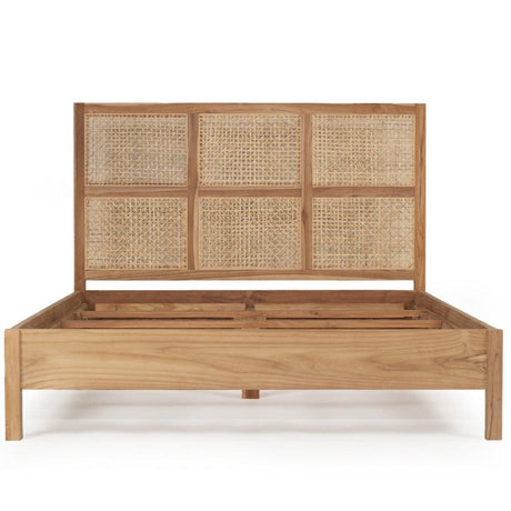 Fern Teak Bed - Queen Size - 1.65m