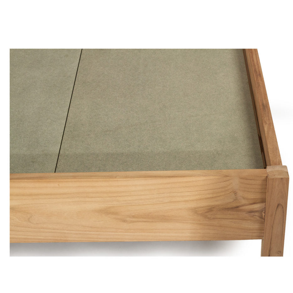 Fern Teak Bed - Queen Size - 1.65m