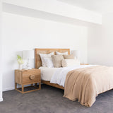 Fern Teak Bed - Queen Size - 1.65m