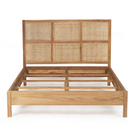 Fern Teak Bed - Queen Size - 1.65m