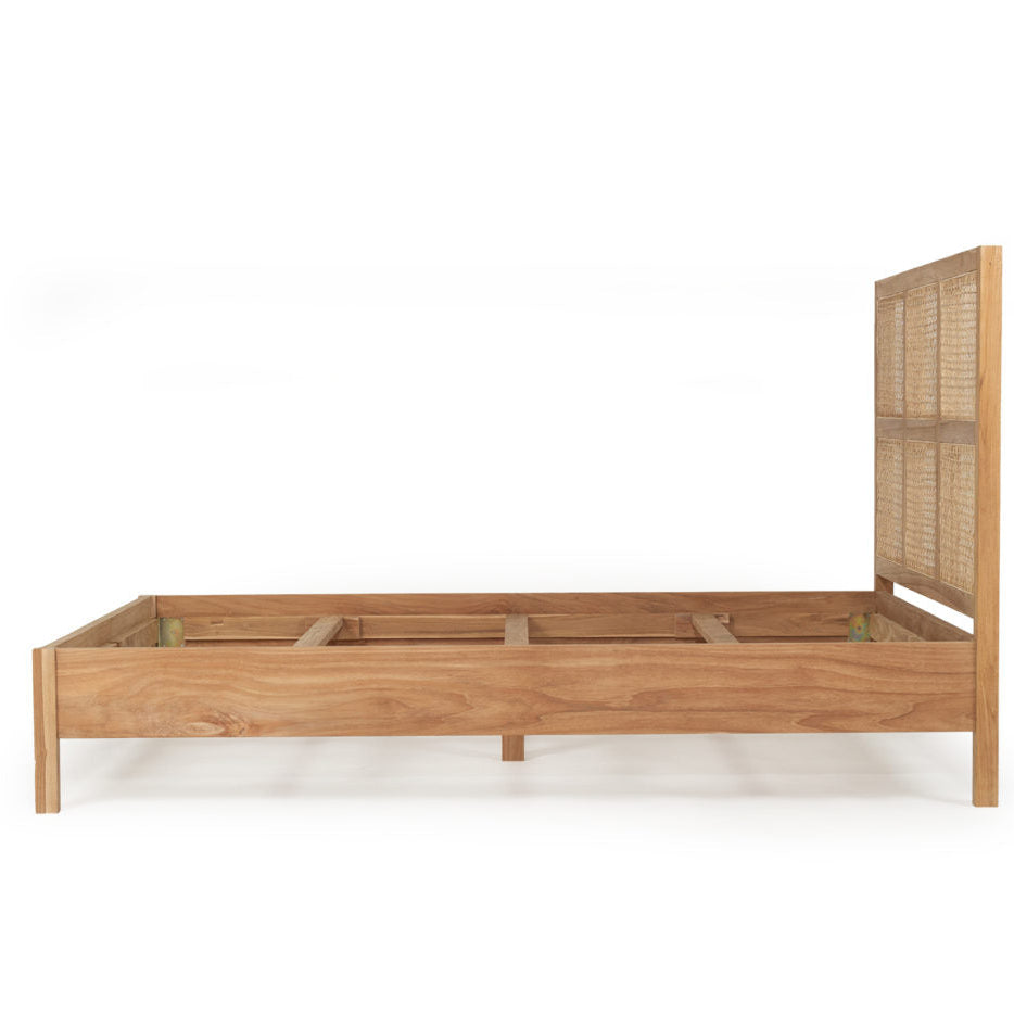 Fern Teak Bed - Queen Size - 1.65m