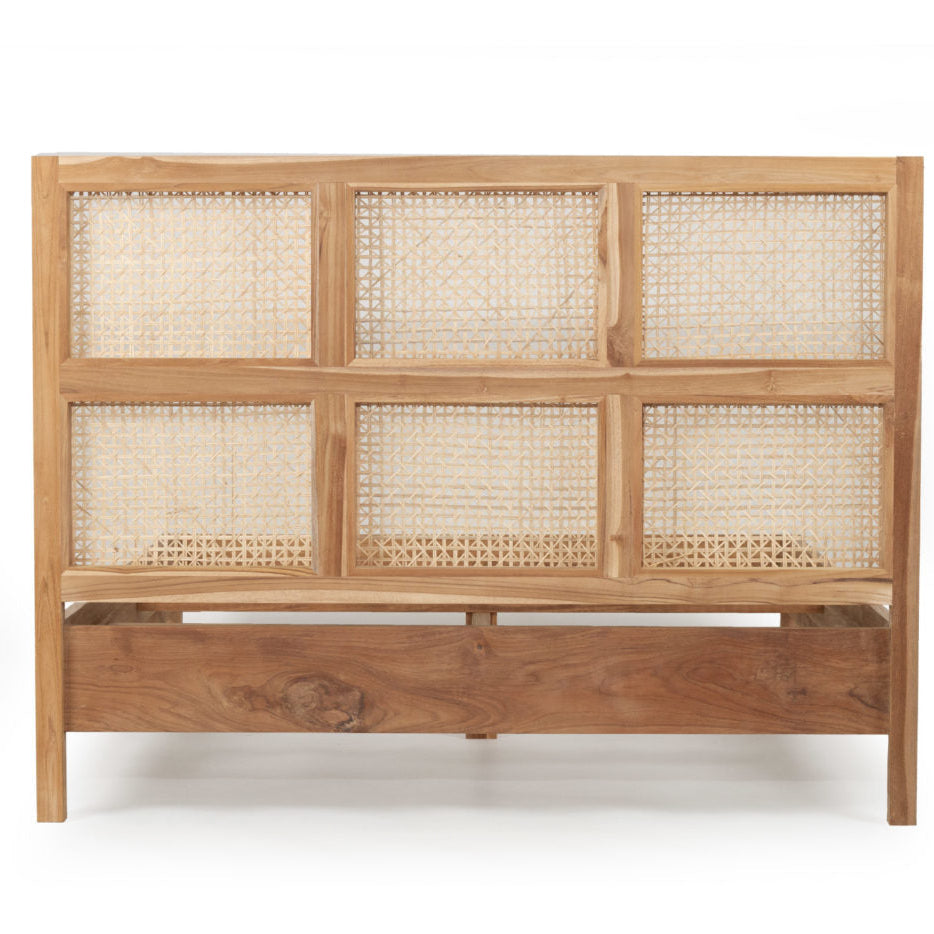 Fern Teak Bed - Queen Size - 1.65m