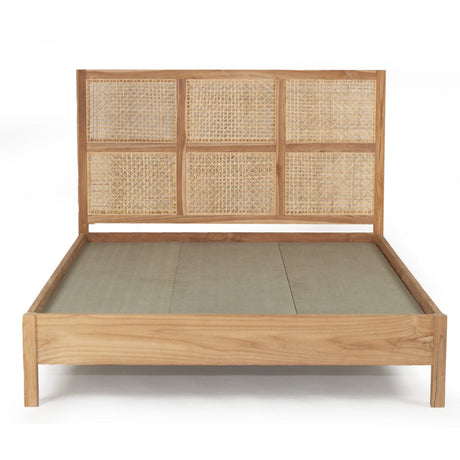 Fern Teak Bed - Queen Size - 1.65m