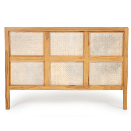 Fern Teak Bedhead - Queen - 1.55m
