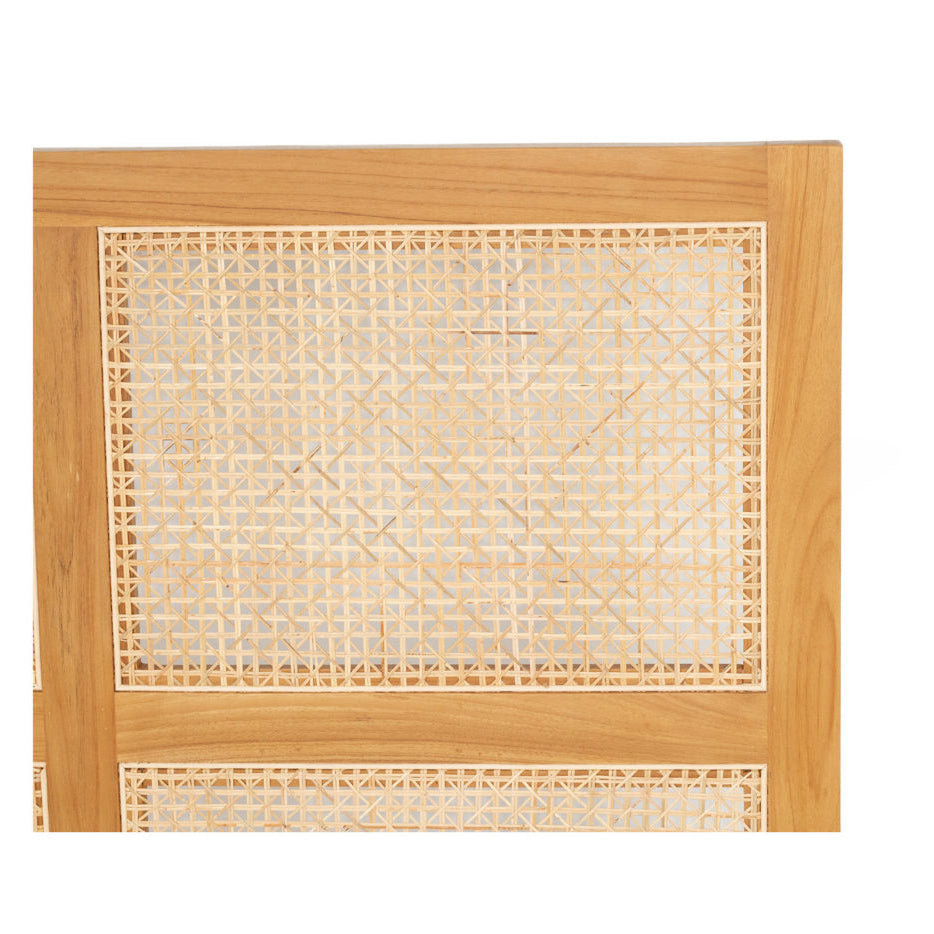 Fern Teak Bedhead - Queen - 1.55m