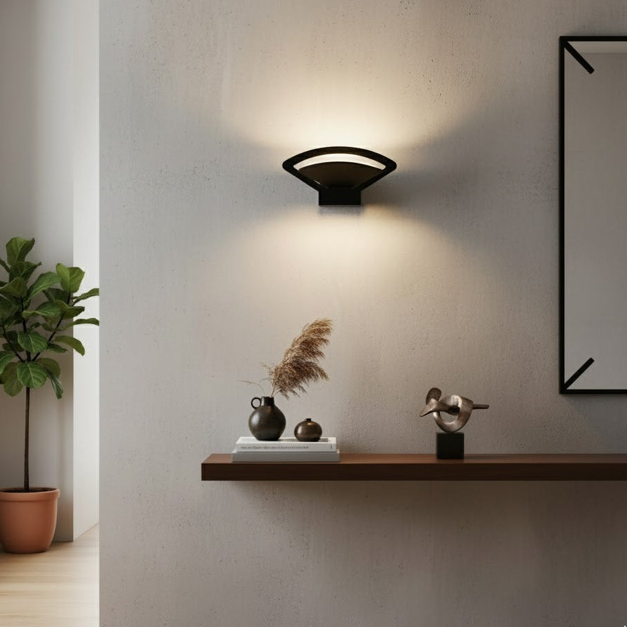 Fiesta 12W Led Wall Light Black