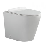 Flay-R Rimless Nano Glaze Wall Faced Toilet (Gloss White)